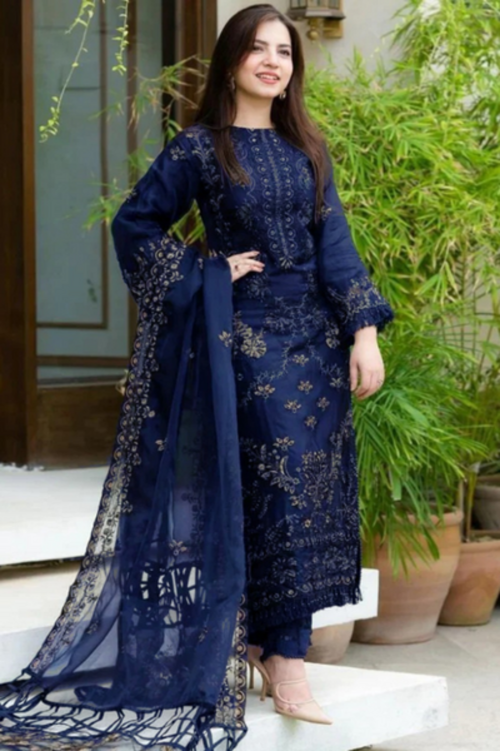 Riwayati Joray Heavy 3pc Emboidery