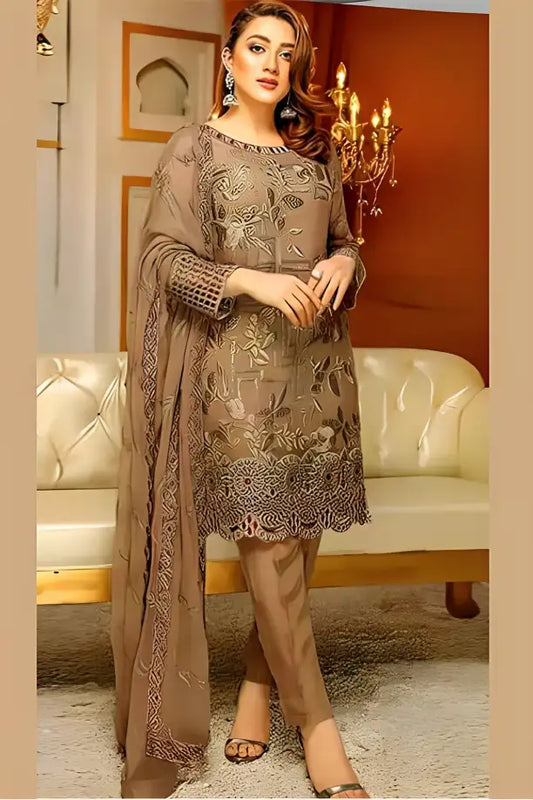 A-Lavish Winter Heavy 3pc Emboidery RJ-LV-012