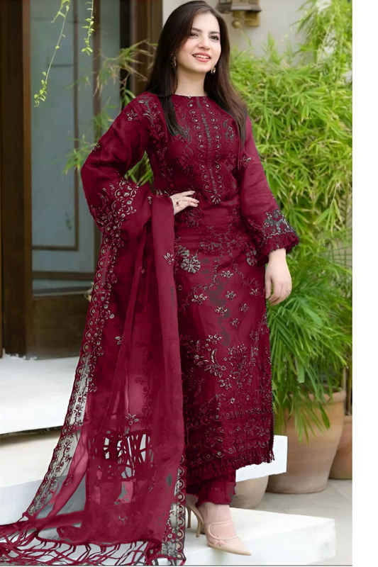 Riwayati Joray Heavy 3pc Emboidery